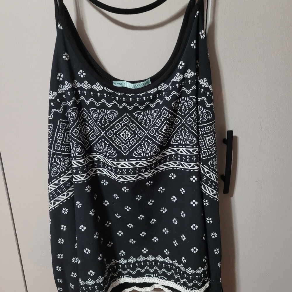 Handkerchief patterned top